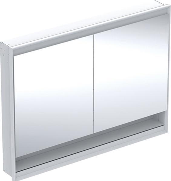 Produktbild Geberit ONE Spiegelschrank mit ComfortLight, 2 Türen, Unterputzmontage, mit Nische, 120x90x15cm, 50