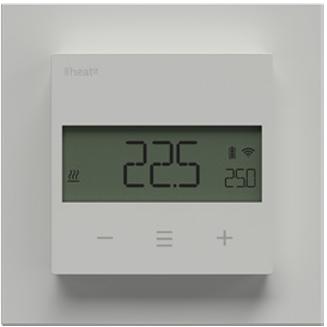 Actual product image Heatit Z-Temp3 battery-operated thermostat 800 series (white RAL 9003)
