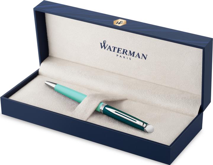 Produktbild Waterman Kugels. Hemisphere Colour Blocking Green C.C. M bl. Geschenkbox (Grün, Silber, 1 x)
