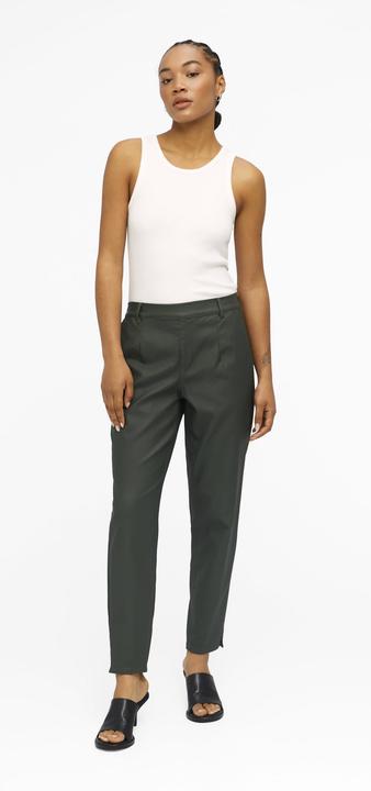 Actual product image Object Coated Straight Fit Trousers (42)