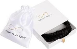 Actual product image Infinity Braids Fishtail Braid Jolie Espresso Smoke (Eyelashes applicator)