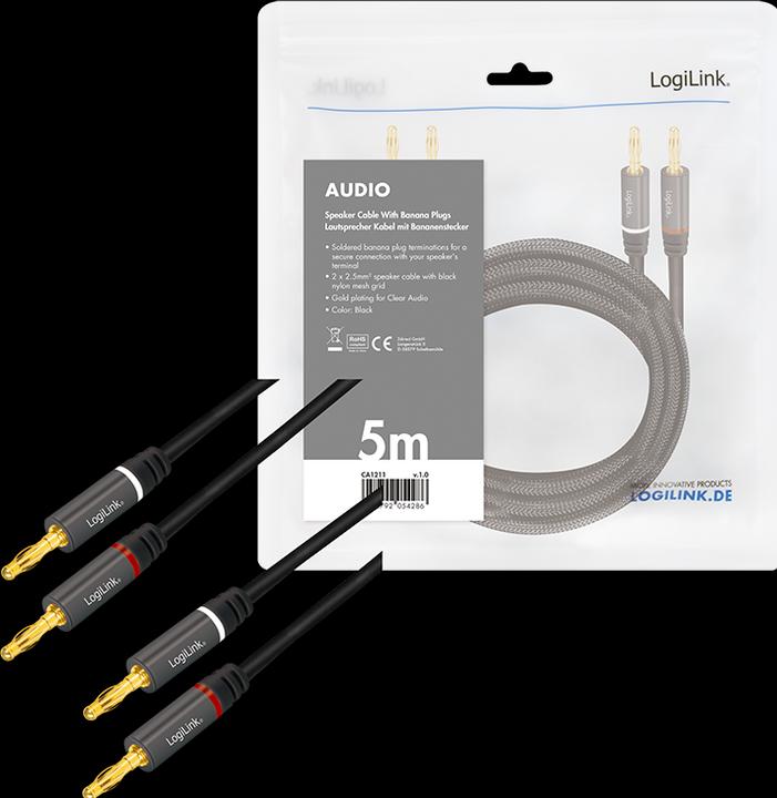 Actual product image LogiLink CA Speaker cable (5 m, 2.50 mm²)