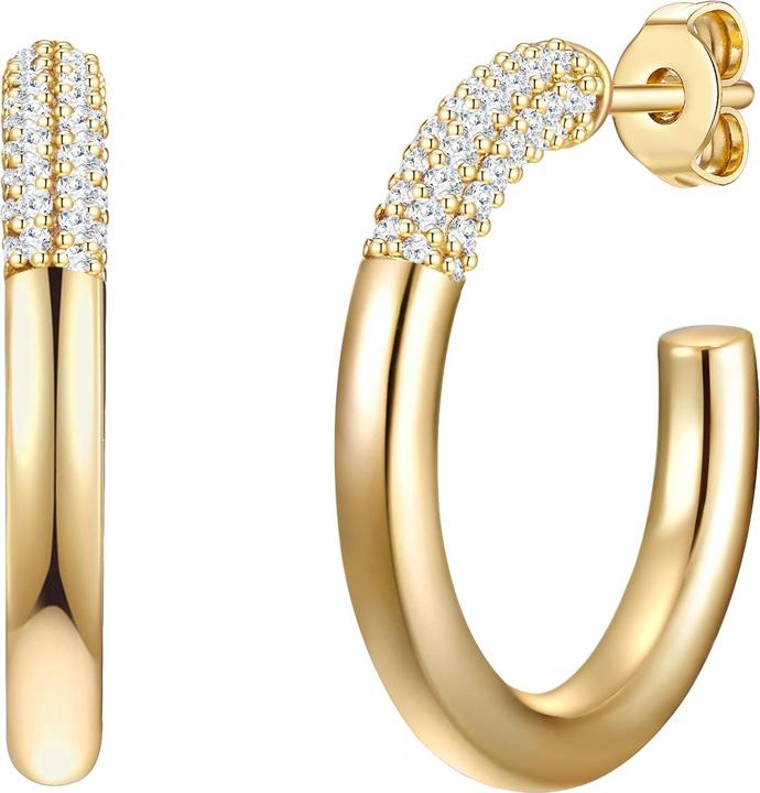 Immagine prodotto Glanzstücke München Donna Argento Sterling Cubic Zirconia Oro Giallo - 29049 (Argento)