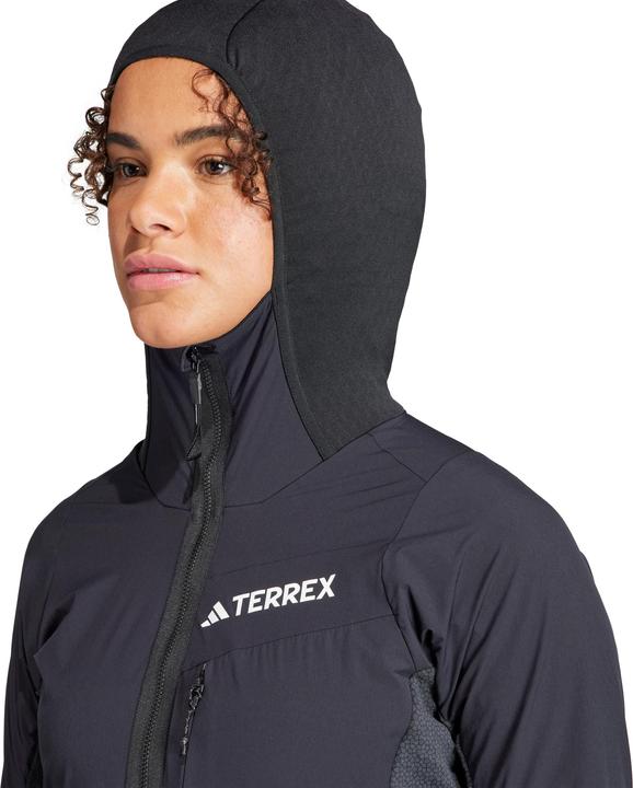 Immagine prodotto adidas Pile antivento con cappuccio Terrex Techrock da donna (XL)