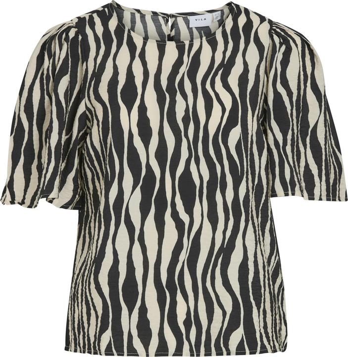 Actual product image Vila Patterned top with short sleeves (38)