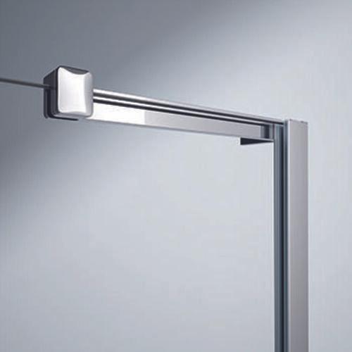 Produktbild Hüppe Xtensa pure Seitenwand für Walk-In Gleittür 1teilig, mit festem Segment, Breite:100cm, Ansc (211 cm, 106 cm, 6 cm)