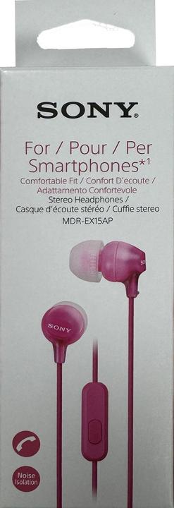 Produktbild Sony Mdr-Ex15ap (keine Geräuschunterdrückung, Kabelgebunden)