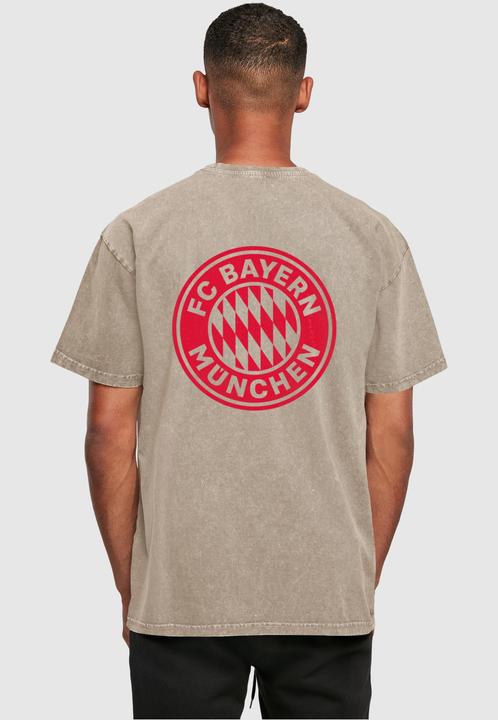Image du produit FC Bayern München Mia San Mia Red Acid Washed Heavy Oversize Tee - 111611 (L)