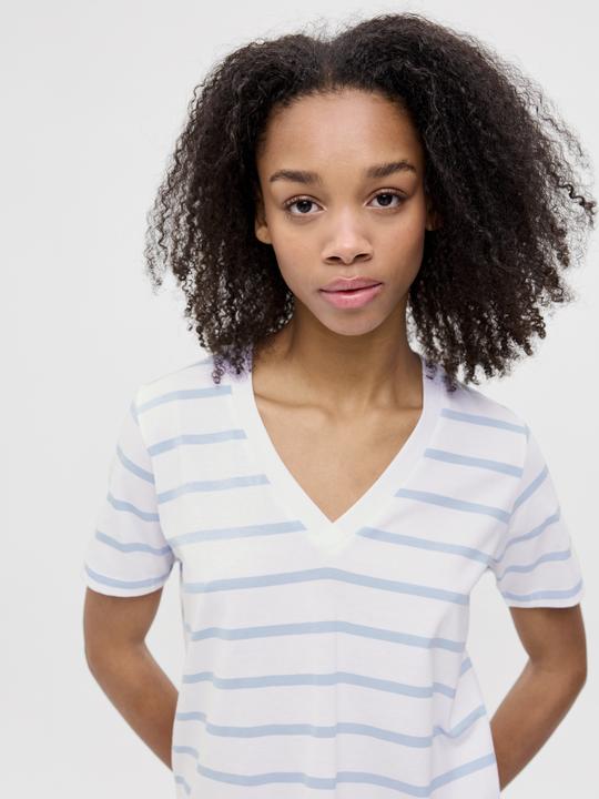 Produktbild JJXX Jxannie Reg Vneck Stripe Ss Tee Jrs Sn (L)