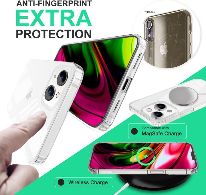 Actual product image Nalia Clear Transparent Hybrid Envelope (Apple iPhone 14 Plus)