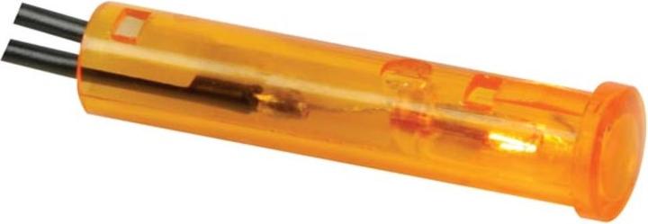 Velleman KONTROLL-LAMPE - RUND - GELB/ORANGE - 220 V - 7 mm