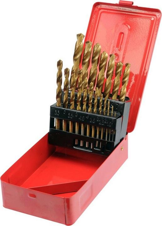 Toya Kit de forets à métaux en titane 19 pièces (1,0 - 10,0 mm)