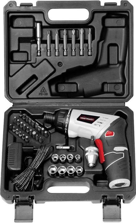 Produktbild Dino Mini-Akkuschrauber-Set Multiplex 3.6V 5Nm 41-tlg (Akkubetrieb)