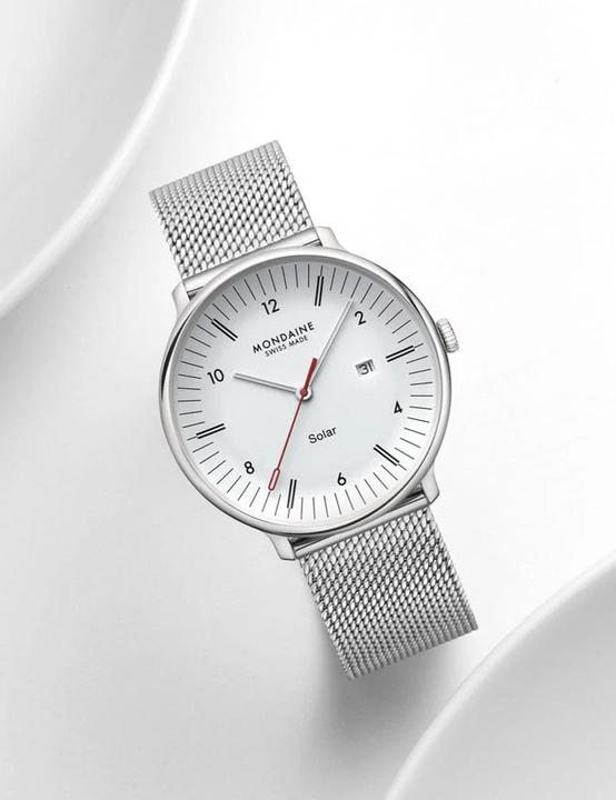 Immagine prodotto Mondaine MLE.41910.SM Herrenuhr Doppio Solar 41mm 5ATM (Fatto in Svizzera)