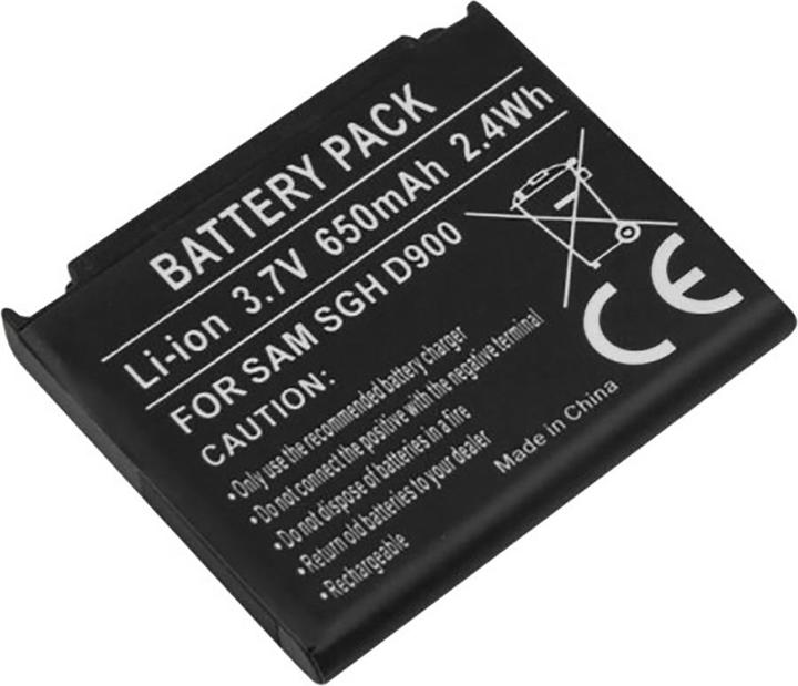Actual product image Avizar Li-Ion Akku 3.7V 650mAh Samsung SGH D900