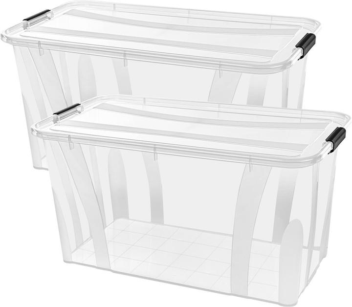 Immagine prodotto Siena Home Set di 2 contenitori da 32 l (51 x 38,5 x 23 cm, 49 l)
