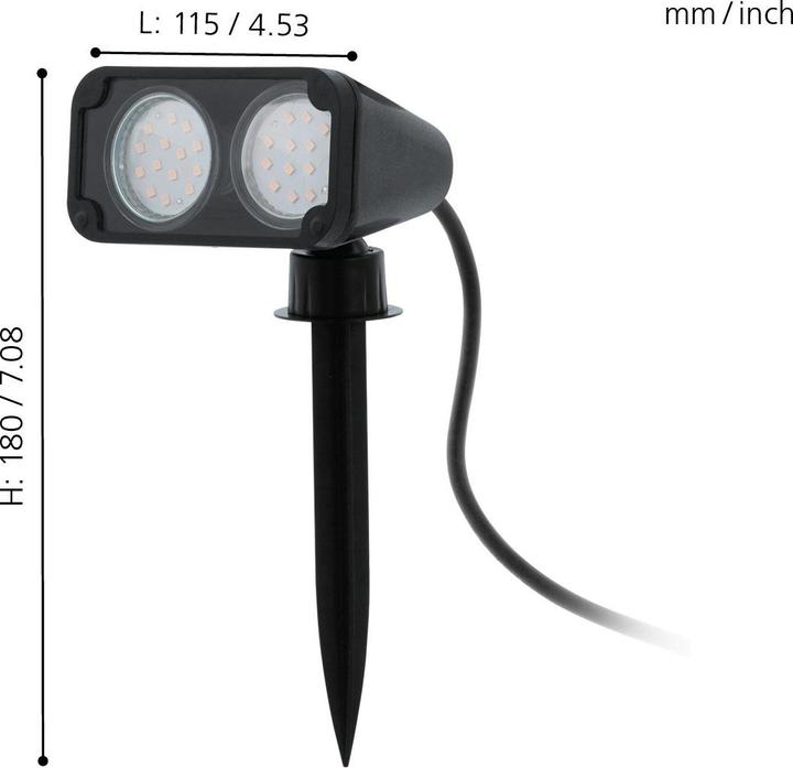 Actual product image EGLO Nema (480 lm, GU10, IP54)
