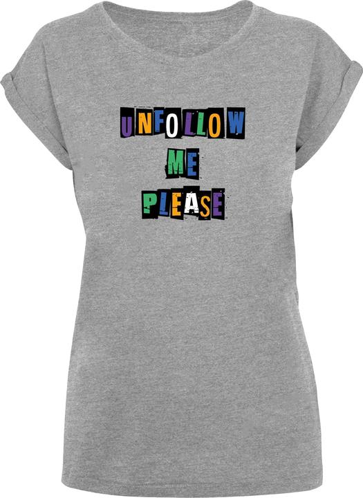 Produktbild Merchcode Ladies Please X Extended Shoulder Tee - 111659 (S)