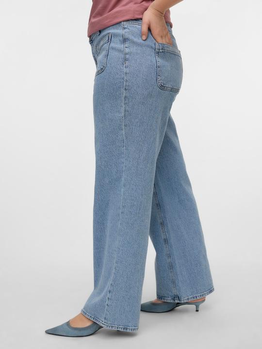 Actual product image Vero Moda VMCTESSA Hohe Taille Weiter Beinschnitt Jeans Weit geschnitten (W48/L32)