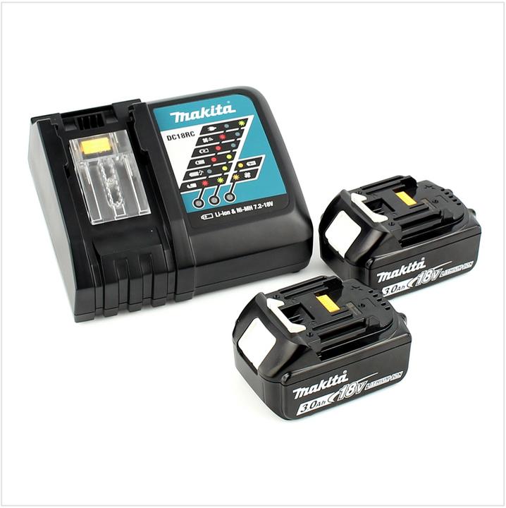 Produktbild Makita DTD 153 RFJ Akku Schlagschrauber 1/4" 18V 170Nm brushless + 2x Akkus 3,0 Ah + Schnellladegerä (Akkubetrieb)