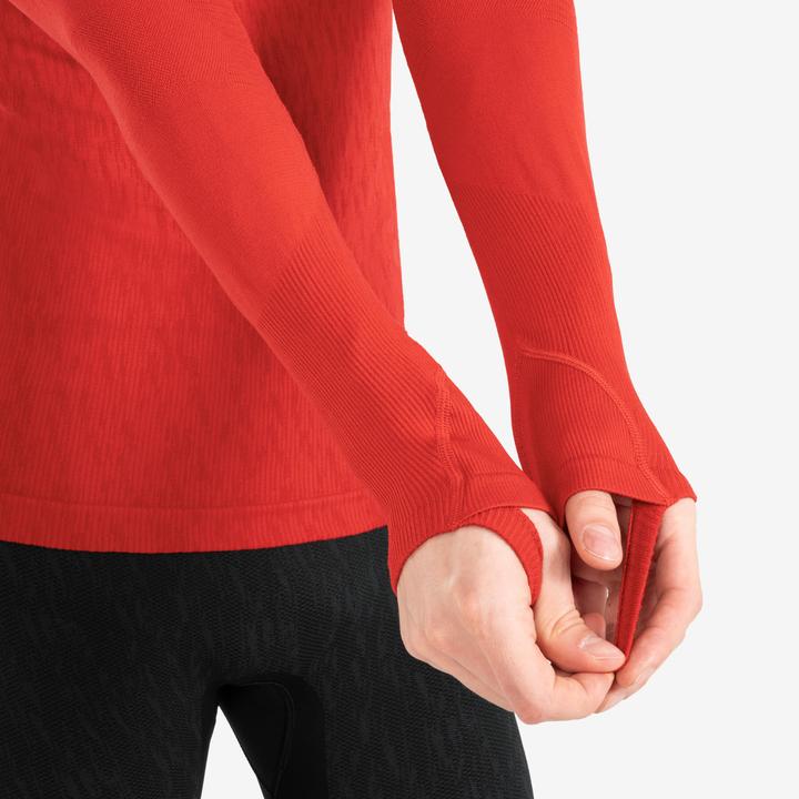 Produktbild Kipsta Damen/Herren Fussball Funktionsshirt langarm - Keepdry rot (L)
