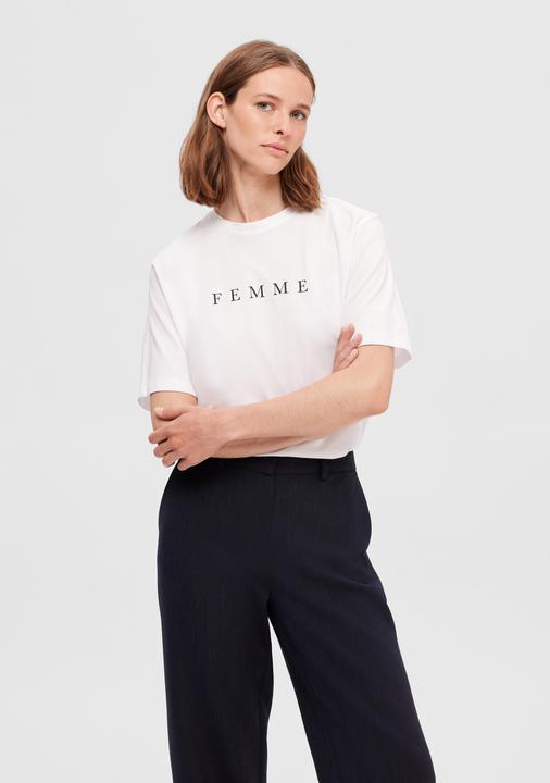Actual product image Selected Femme Print T-Shirt (L)
