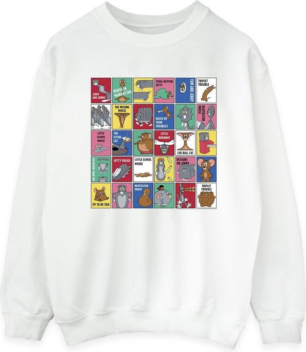 Immagine prodotto Tom & Jerry Grid Squares Felpa Donna (L)