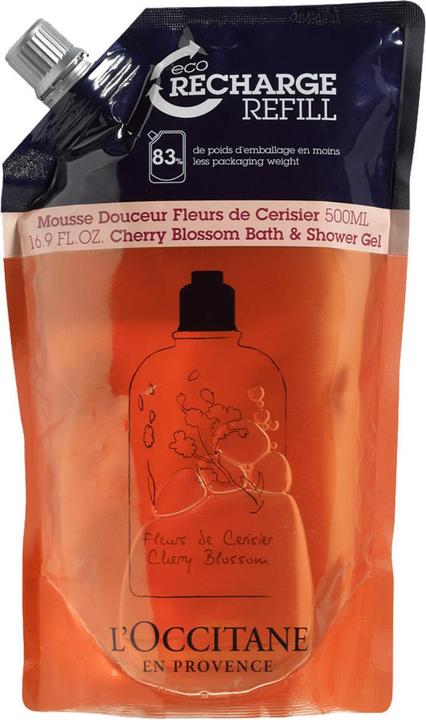 Immagine prodotto L'Occitane Confezione di ricarica di gel doccia ai fiori di ciliegio (500 ml)