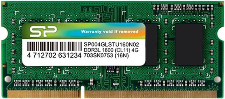 Immagine prodotto Silicon Power SP008GLSTU160N02 (1 x 8GB, 1600 MHz, DDR3L-RAM, SO-DIMM)