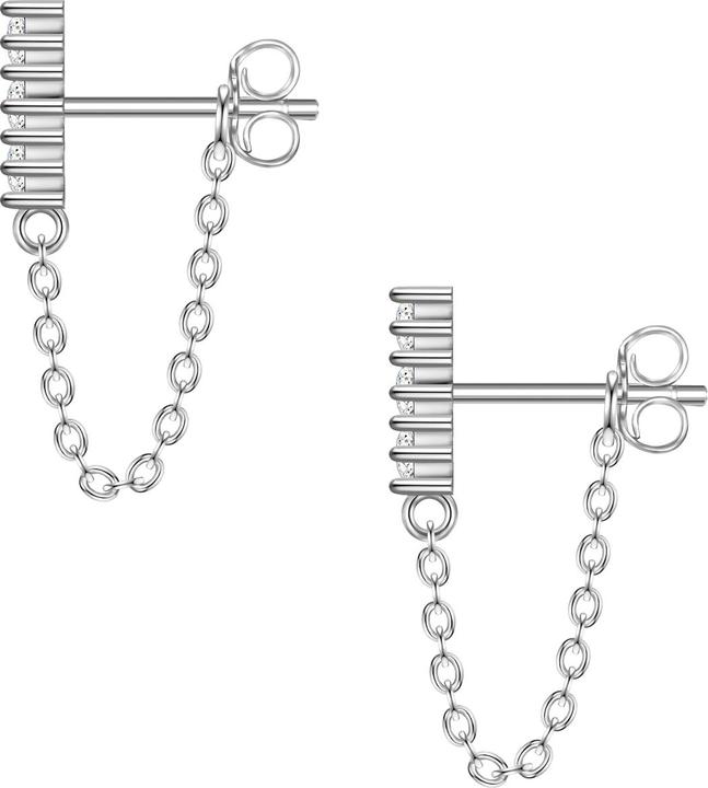 Actual product image Glanzstücke München Ladies stud earrings - 36962 (Sterling Silver)