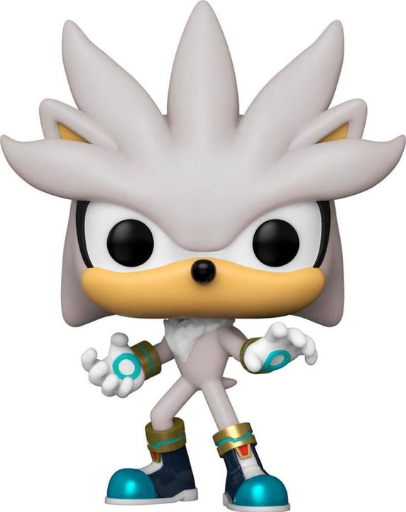 Produktbild Funko Sonic The Hedgehog POP! Games Vinyl Figur Silver The Hedgehog(GW) 9 cm