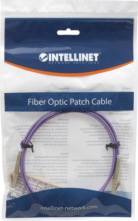 Produktbild Intellinet LWL Anschlusskabel LC/LC Multimode OM4 (CAT6, 1 m)