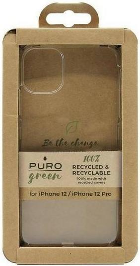 Image du produit Puro Green Recycled Eco Case - Étui écologique pour iPhone 12/12 Pro (Transparent) (Apple iPhone 12)