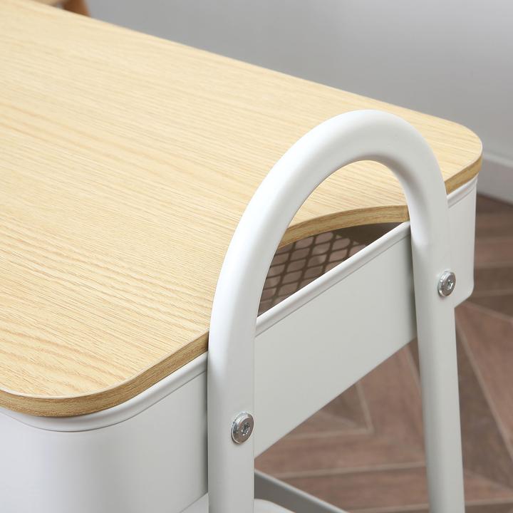 Produktbild Homcom Küchenwagen mit 4 Universalräder