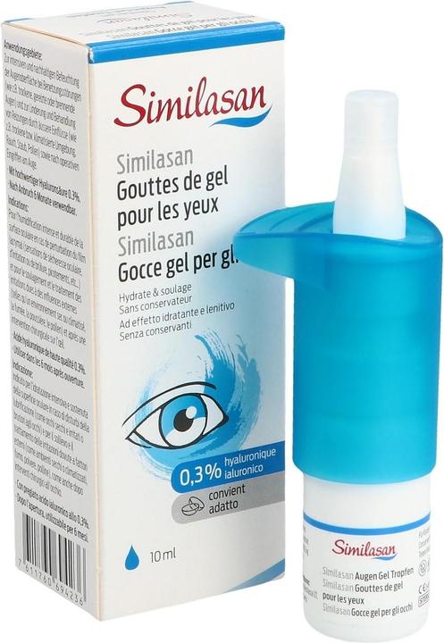 Produktbild Similasan Augen Gel Tropfen mit 0,3 % Hyaluron (10 ml, Augen Gel Tropfen mit 0,3 % Hyaluron)