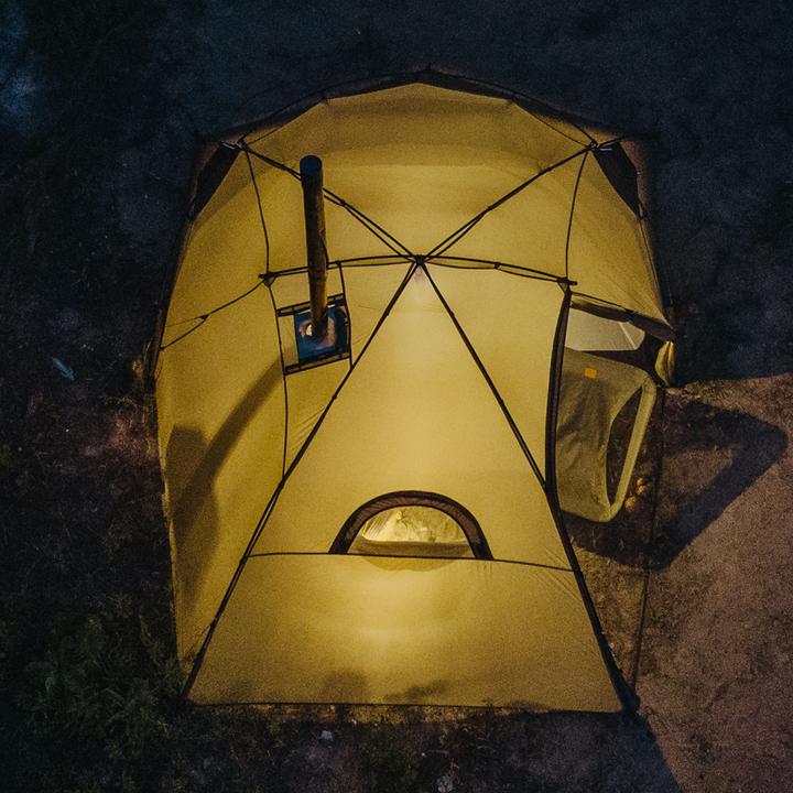 Actual product image Naturehike Massif Solo Tent Moon rock sand