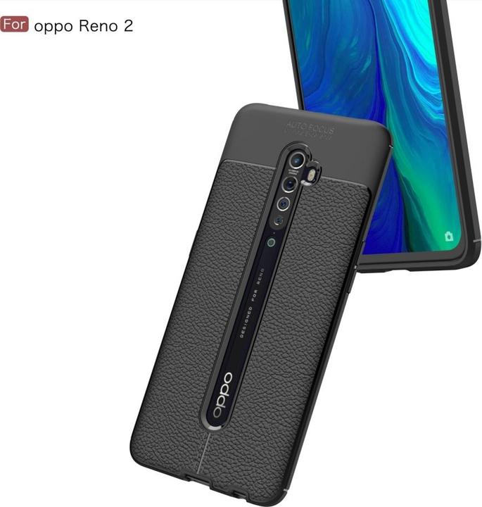 Produktbild Screenguard Oppo Reno2 Hülle Leather Design TPU Cover (Oppo Reno 2)