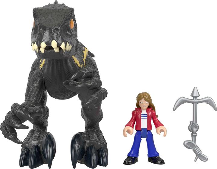 Actual product image Fisher-Price Imaginext Jurassic World Indoraptor & Maisie