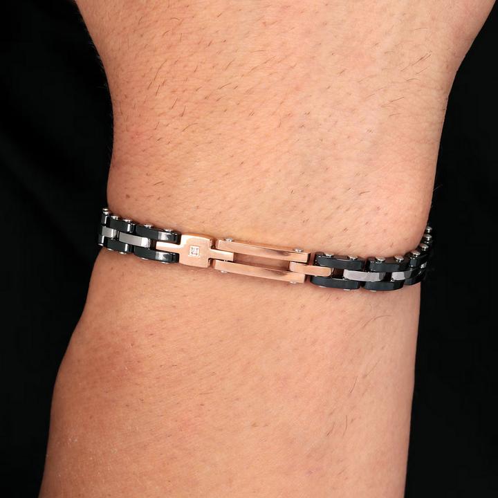 Immagine prodotto Morellato Bracciale con diamanti (22 cm, Acciaio inossidabile, Ceramica)