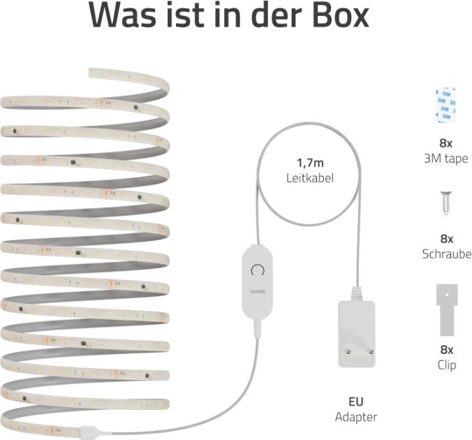 Actual product image Hombli LED Strip (RGB, 500 cm, Indoor)