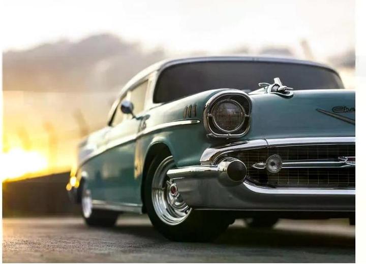 Image du produit Kyosho Voiture de série Fazer MK2 1957 Chevy Bel Air Coupe 1:10, ARTR (Presque prêt à être conduite)