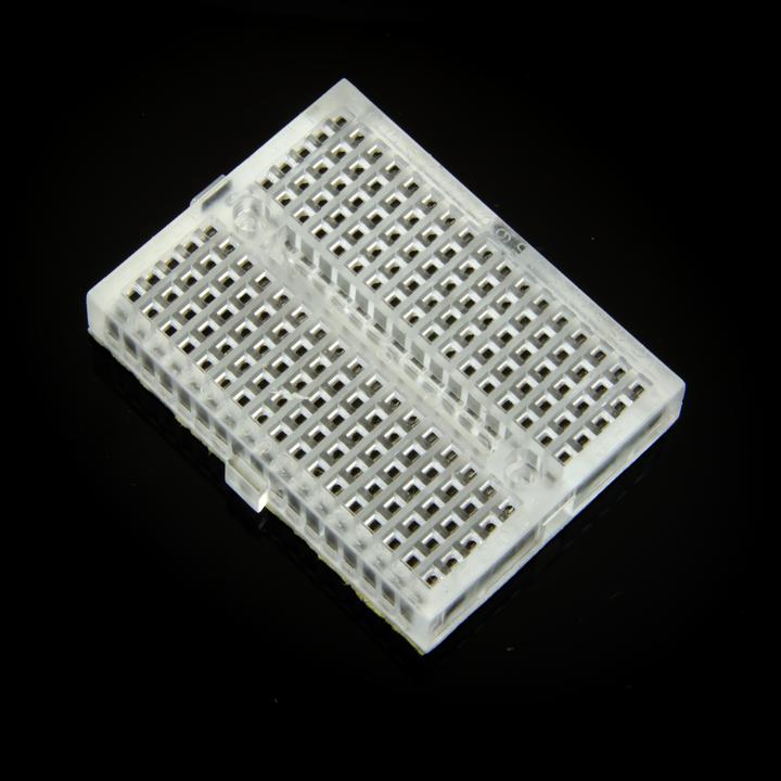 Actual product image Purecrea SYB-170 Mini Breadboard Transparent 170 Pins