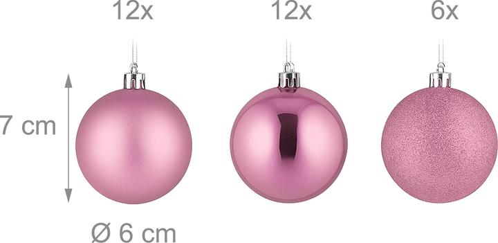 Immagine prodotto Relaxdays 30x palline-natale (30 -parte)