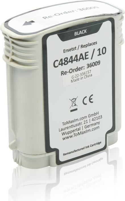 Image du produit Inkadoo Cartouches d'impression compatibles avec HP C4844AE / 10 cartouches de tête d'impression, noir noir (CF)
