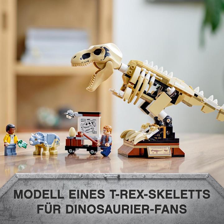 Image du produit LEGO T. Squelette de Rex dans l'exposition de fossiles (76940, LEGO Jurassic World)