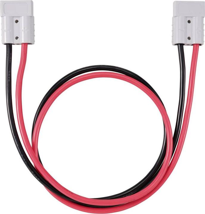 Produktbild Tru Components Hochstrom Batteriesteckverbinder Verlängerungskabel 1 m TC-12195680 Schwarz, Ro
