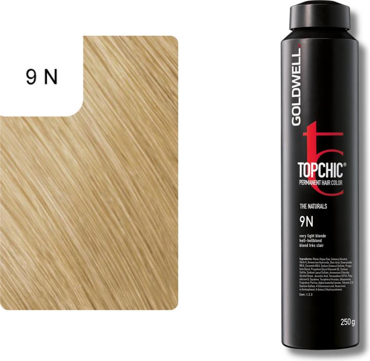 Actual product image Goldwell Topchic (9-N light-light blonde)