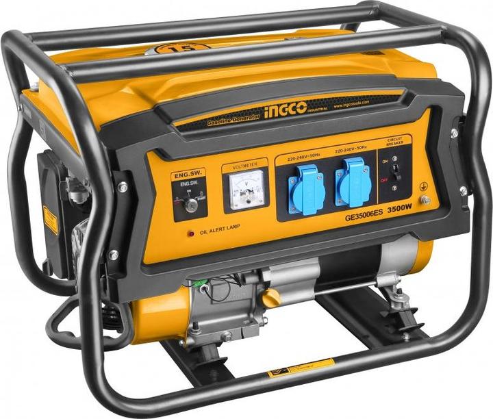 Actual product image Ingco Petrol Generator (3.5KW) GE35006ES (2800 W, 15 l)