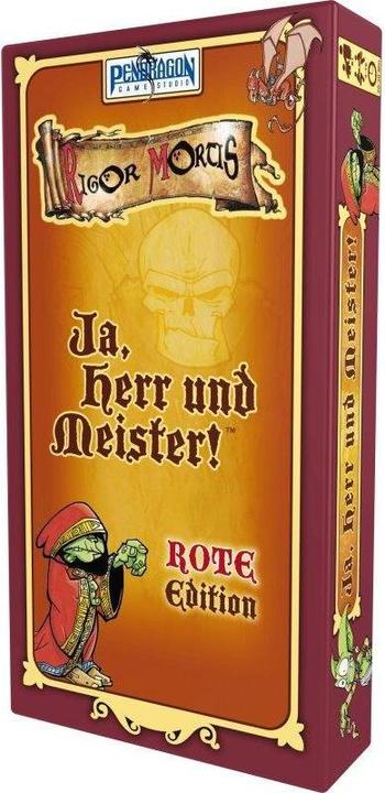 Produktbild PG001 - Ja, Herr und Meister! (Rote Edition) - Kartenspiel, 4-16 Spieler, 8 Jahren (DE-Ausgabe) (Deutsch)