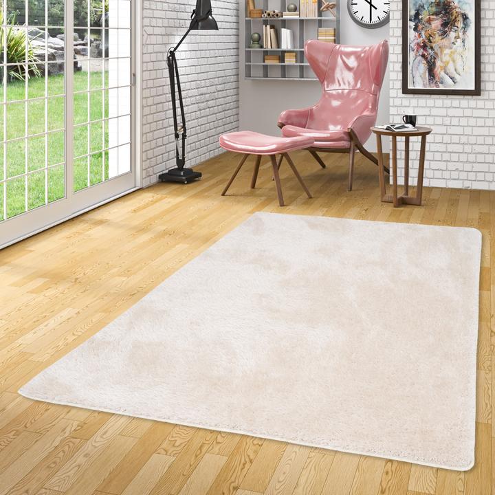 Produktbild Snapstyle Hochflor Shaggy Teppich Luxus Feeling Mix (160 x 160 cm)